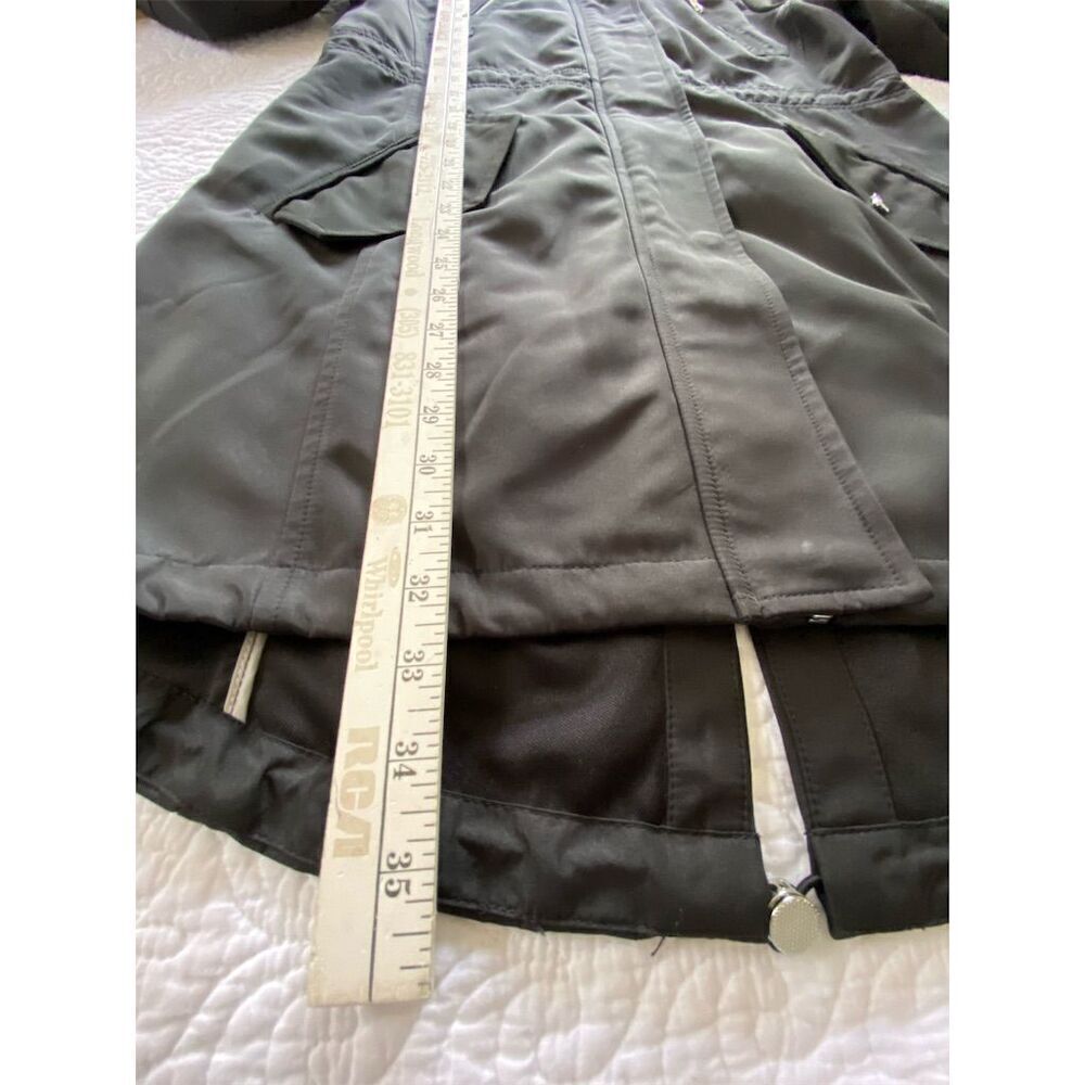 Kenneth Cole Hooded Anorak Jacket Black Size S Casual Mid-Length - Picture 16 of 16